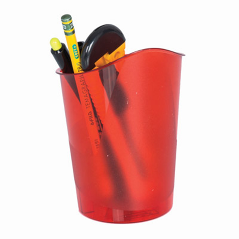 PORTAPENNE FELLOWES BICCHIERE G2D ROSSO TRASLUCIDO