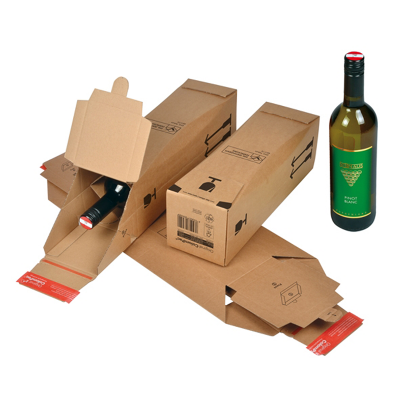 SCATOLA SPEDIZIONE 74X74X305MM MODULO BASE X 1 BOTTIGLIA