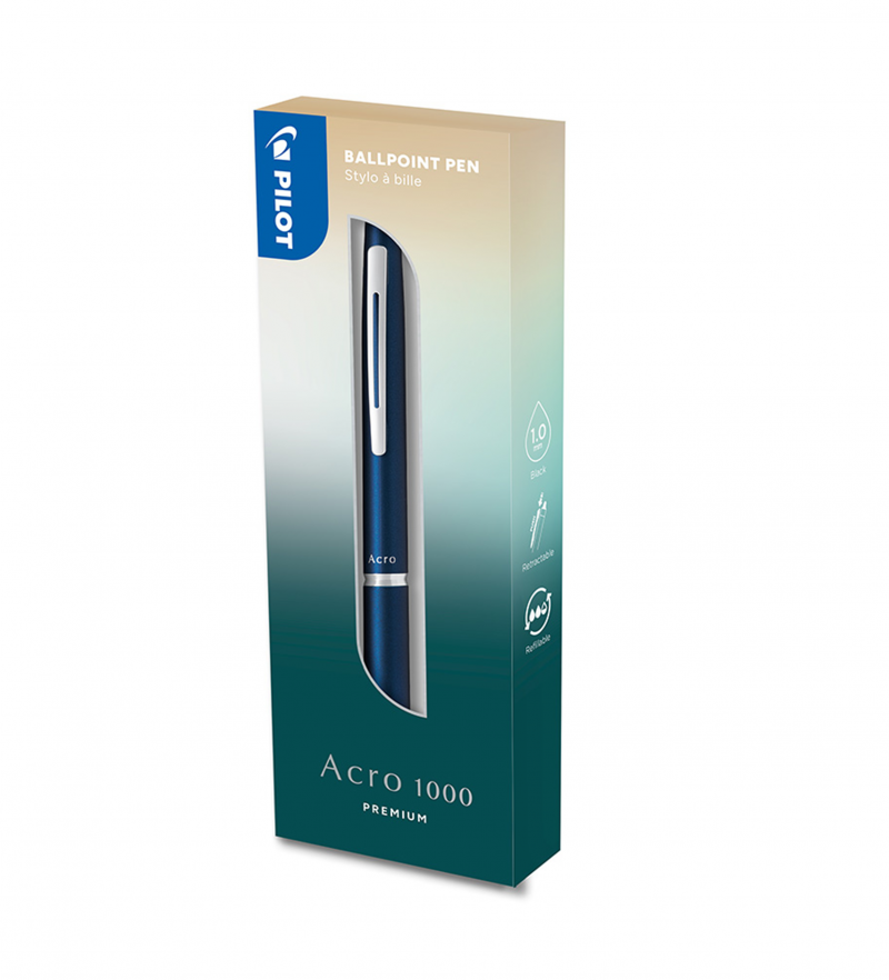 PENNA PILOT ACRO1000 METALLIC AZZURRO