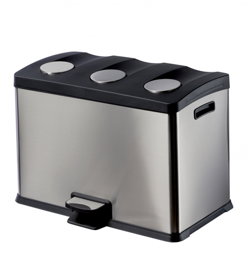 PATTUMIERA A PEDALE MULTIFLUX 3X12 LT RACCOLTA DIFFERENZIATA