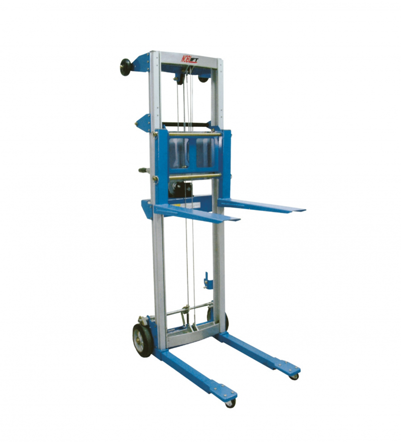 CARRELLI ELEVATORI MANUALI PORTATA 227 KG. CM.63X57X172H SOLLEV.CM.125