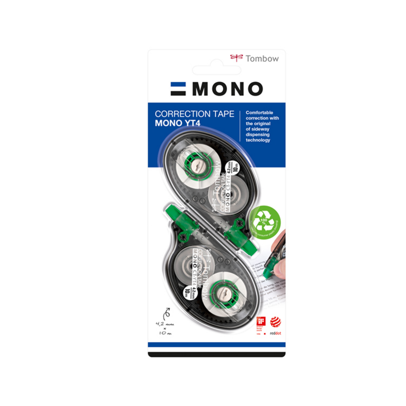 CORRETTORE TOMBOW ROLLER MM.4,2X10MT BLISTER CF.2