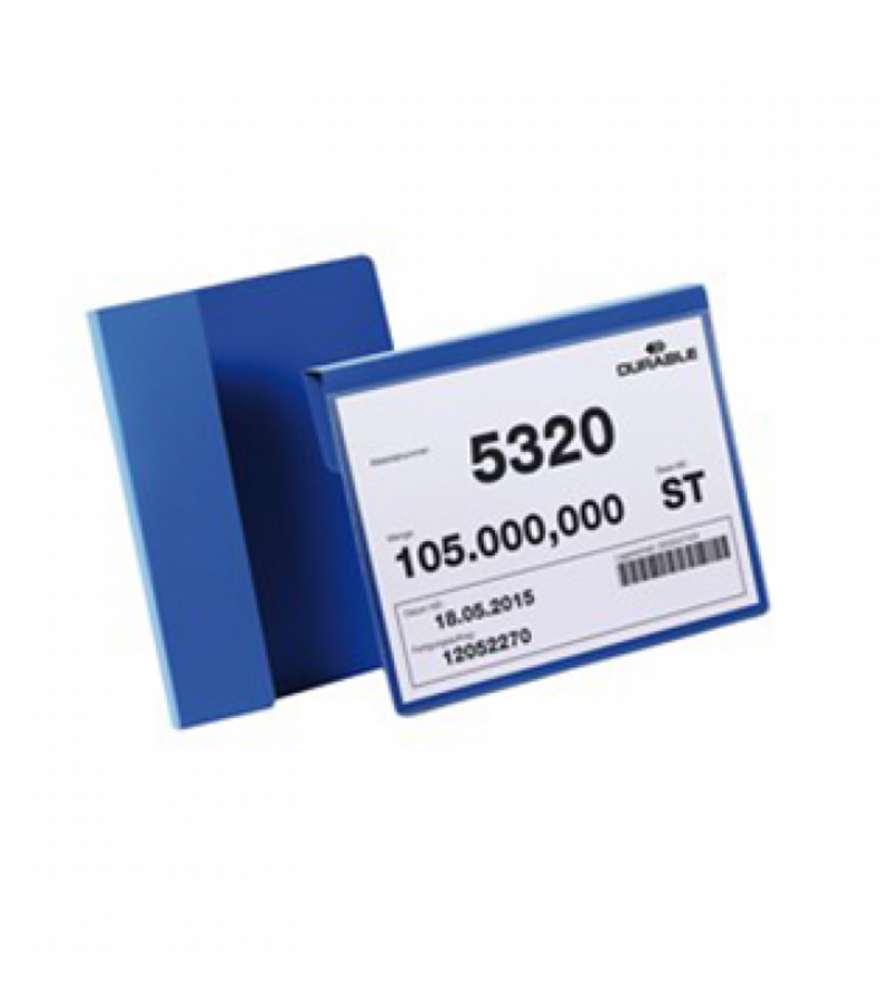 BUSTA DURABLE PER IDENTIFICAZIONE BANDA ADESIVA 297X74 ORIZZONATALE CF.50
