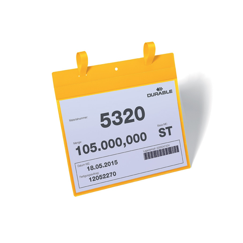BUSTE CON FASCETTE DI AGGANCIO CM.29,7X21 ORIZZONTALE GIALLO CF.50