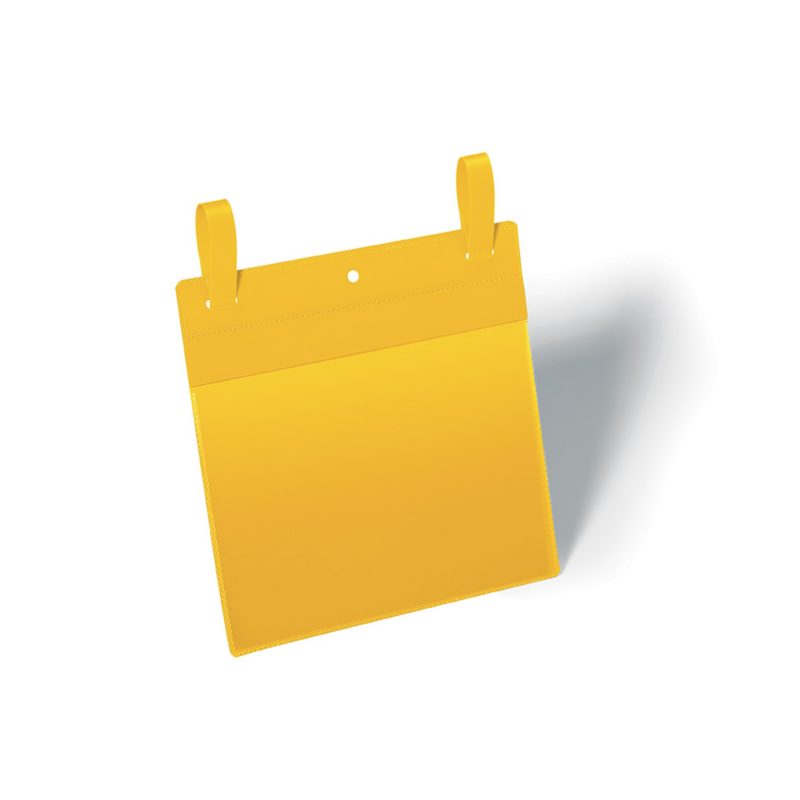 BUSTE CON FASCETTE DI AGGANCIO CM.15X21 ORIZZONTALE GIALLO CF.50