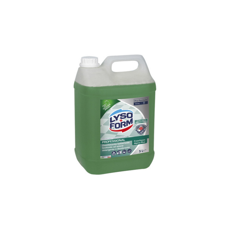 DETERGENTE PAVIMENTI LYSOFORM 5LT. FRESCHEZZA ALPINA PLUS